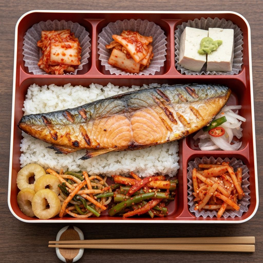 생선구이 도시락