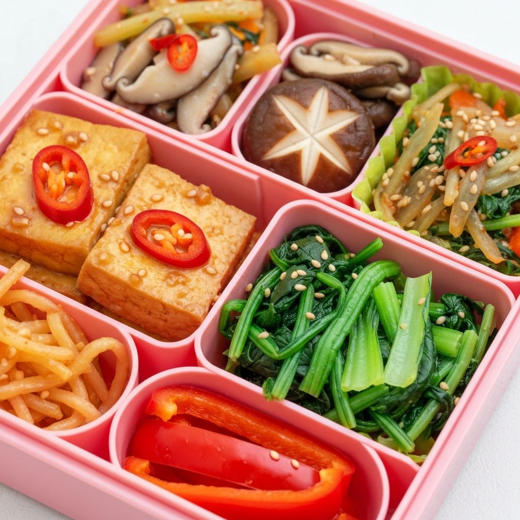 두부버섯 도시락