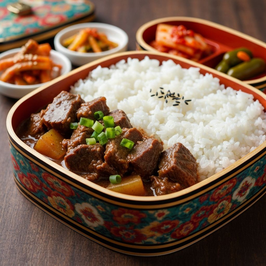 소고기 스튜 도시락